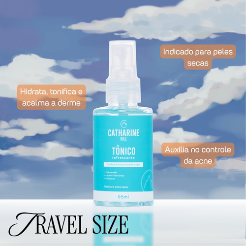 Tônico Refrescante Facial Catharine Hill Travel Size 65ml