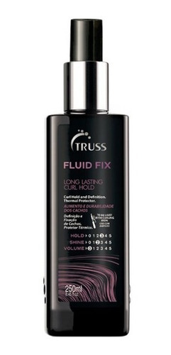 Truss Fluid Fix 250ml Ativador De Cachos - Fixação