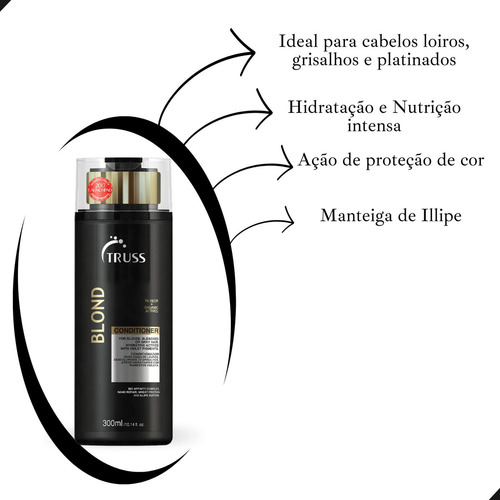 Blond Condicionador 300ml Truss