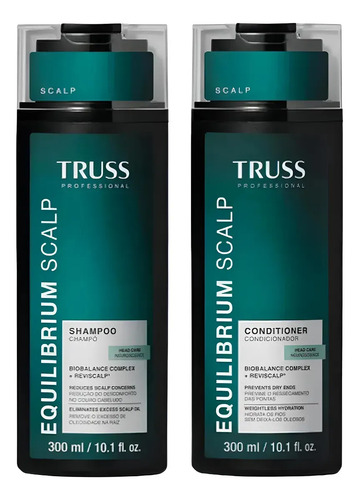 Kit Equilibrium Scalp Shampoo + Condicionador Truss 300ml