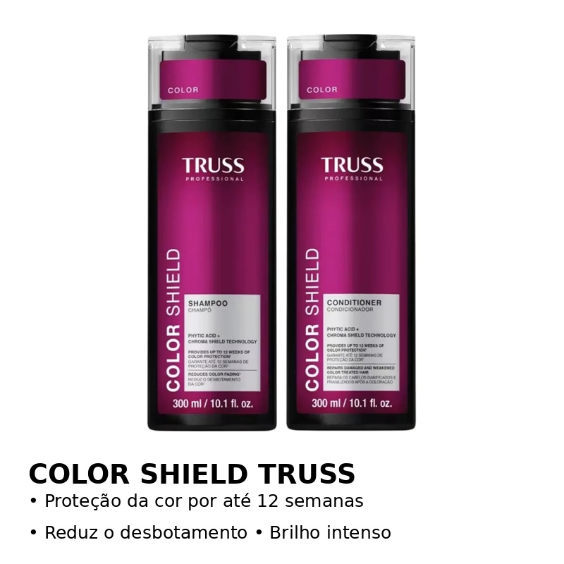 Kit Shampoo e Condicionador Color Shield Truss 3000ml