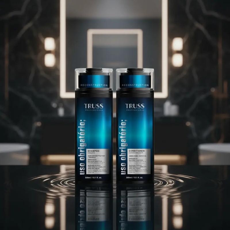 Kit Shampoo e condicionador Uso obrigatorio Truss