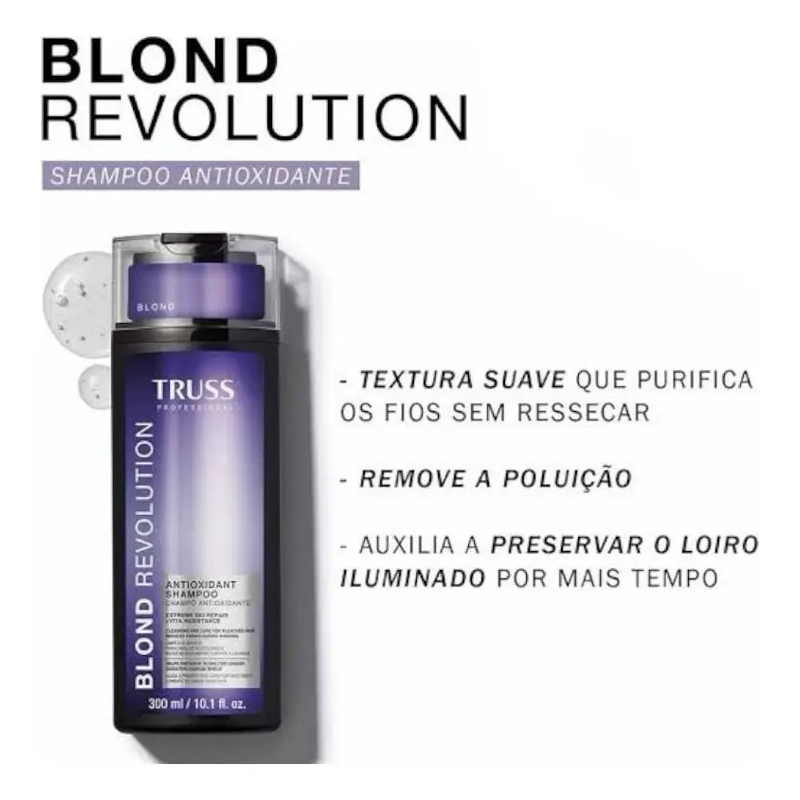 Kit shampoo e mascara Blond Revolution Truss