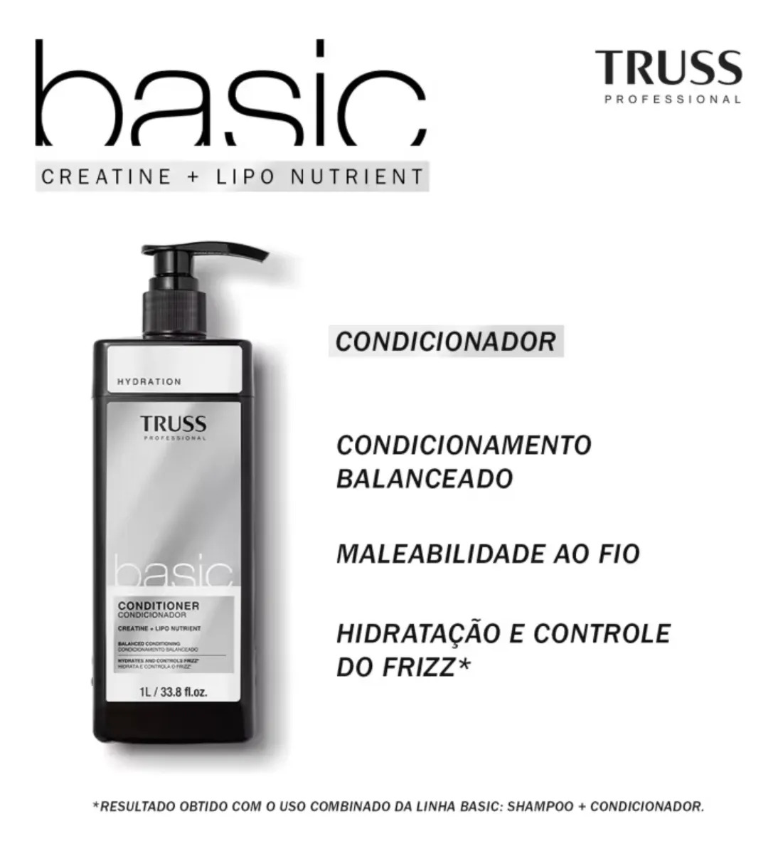 Refil Shampoo Truss Basic 1 LITRO