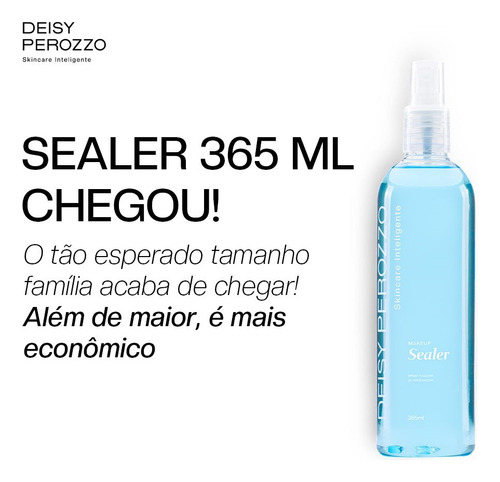 Fixador De Maquiagem 365ml Sealer Deisy Perozzo À Prova D´água
