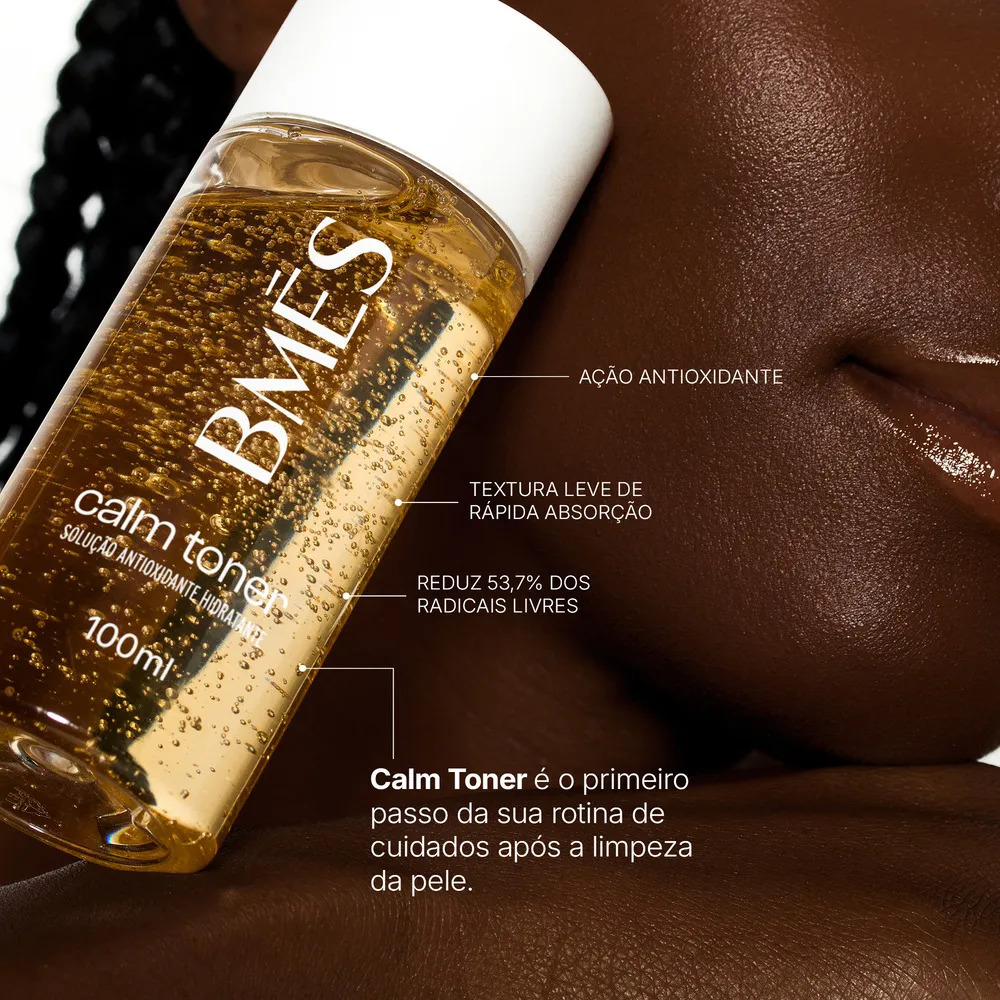 Tônico Calm Toner Antioxidante Hidratante 100ml Bmes