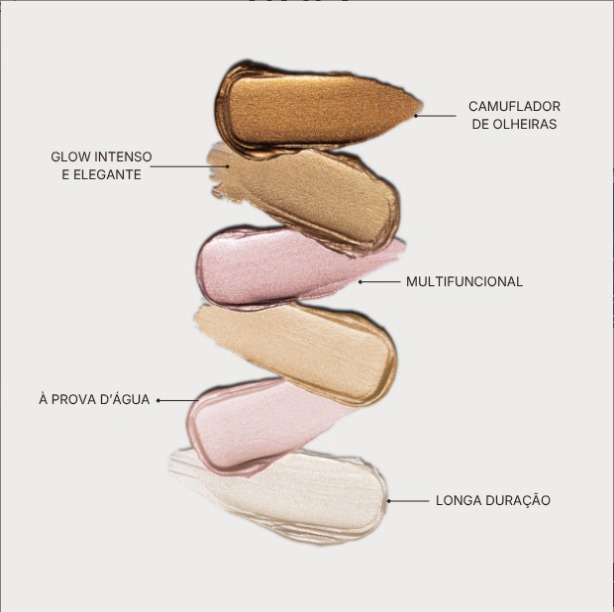 Iluminador Marmalade Glow Natural 9g  Bmes Bm Beauty - Cotton Candy