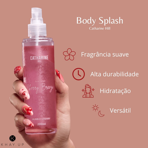 Body Splash - Catharine Hill - Bubble Cherry - Perfume Suave