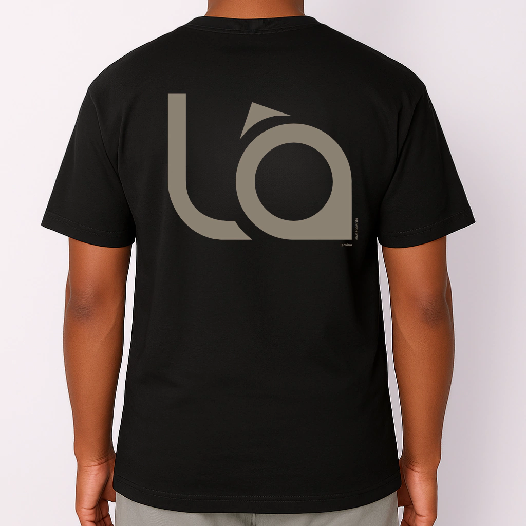 Camiseta Lâmina LA Preta SkateBoards | Street Original