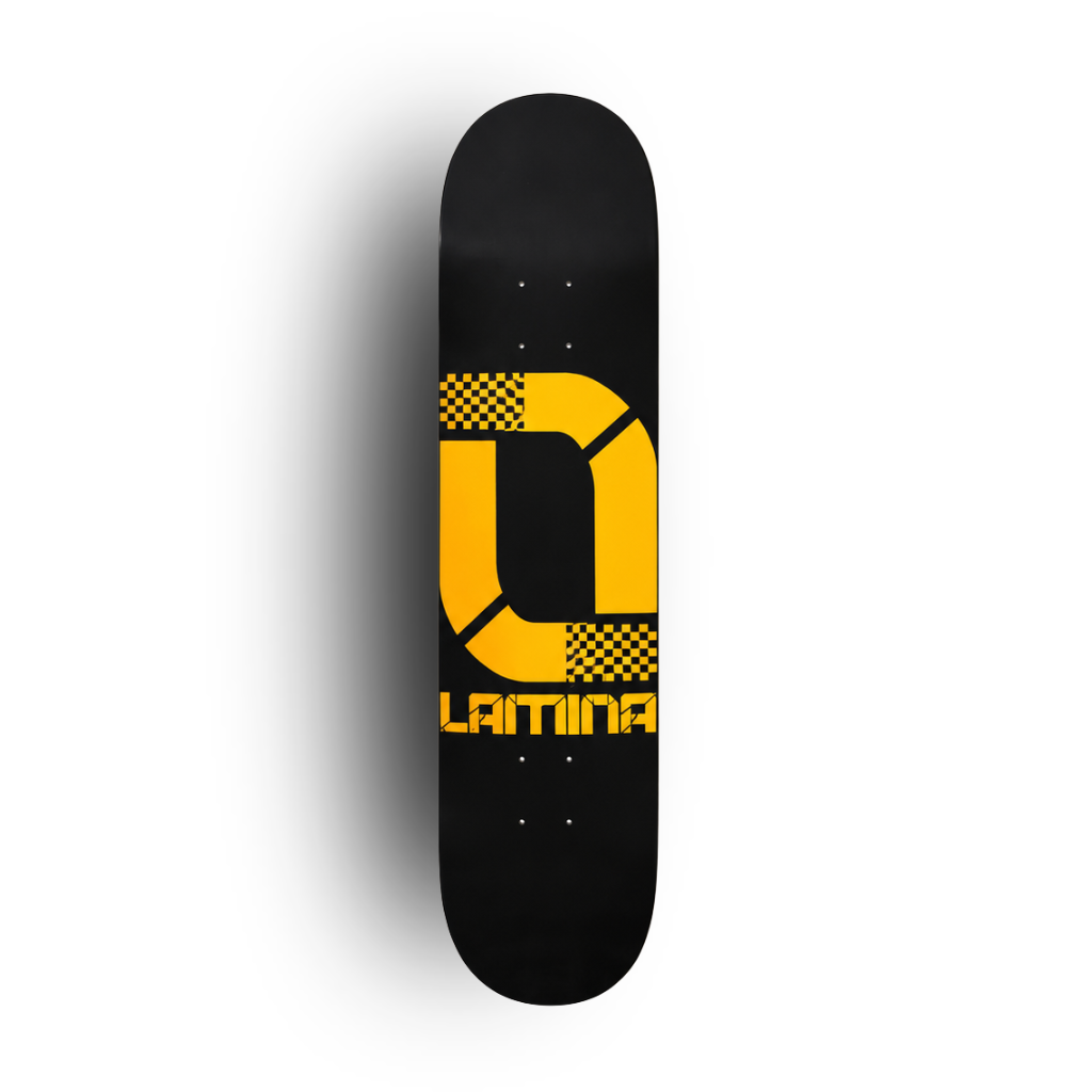 Shape NuGrid Preto Maple Canadense | Lâmina SkateBoards