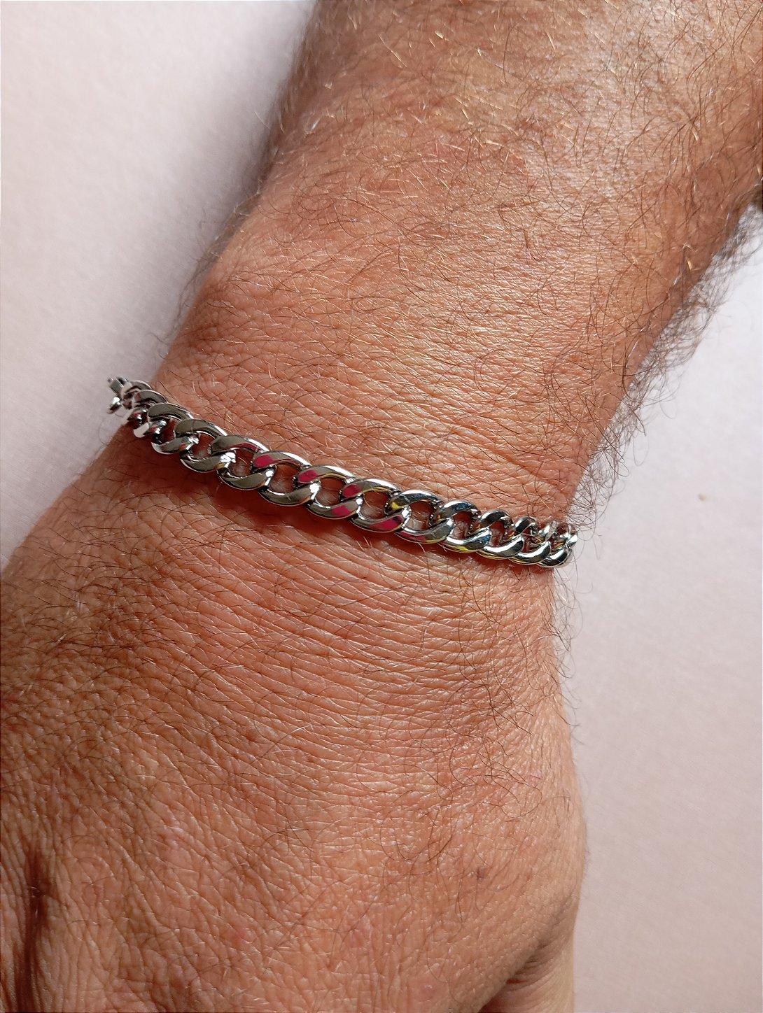 Pulseira Masculina Gourmet Aço