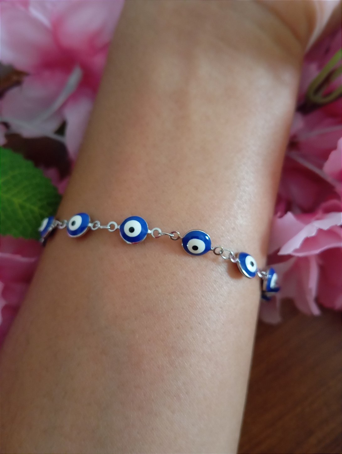 Pulseira Olho Grego Aço