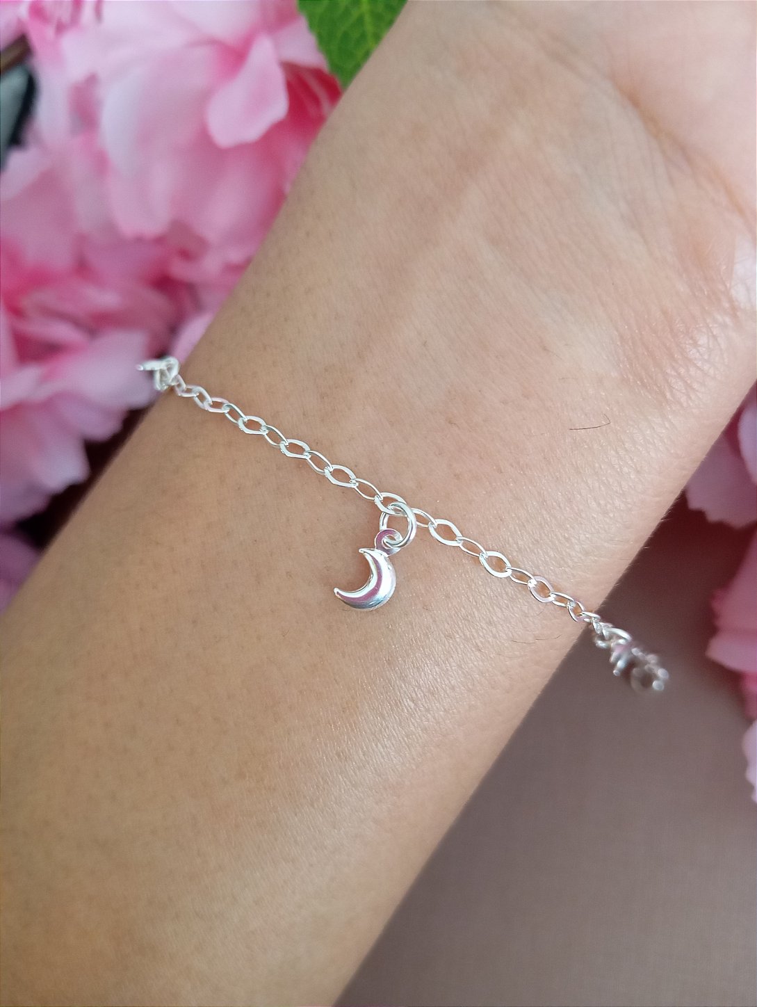 Pulseira Lua Prata 925