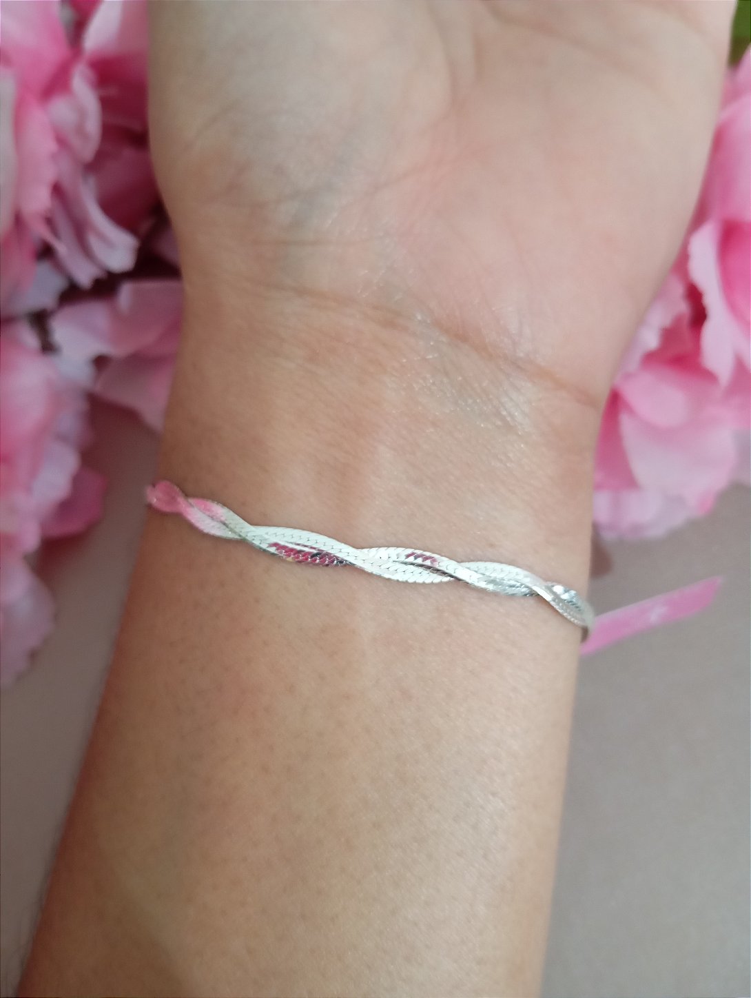 Pulseira 2 Fios Prata 925