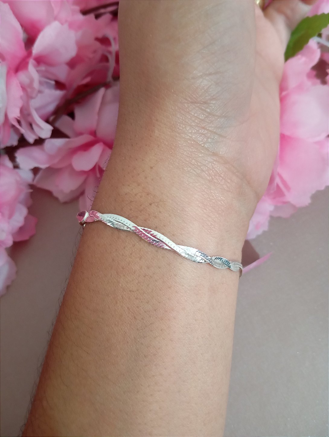 Pulseira 2 Fios Prata 925