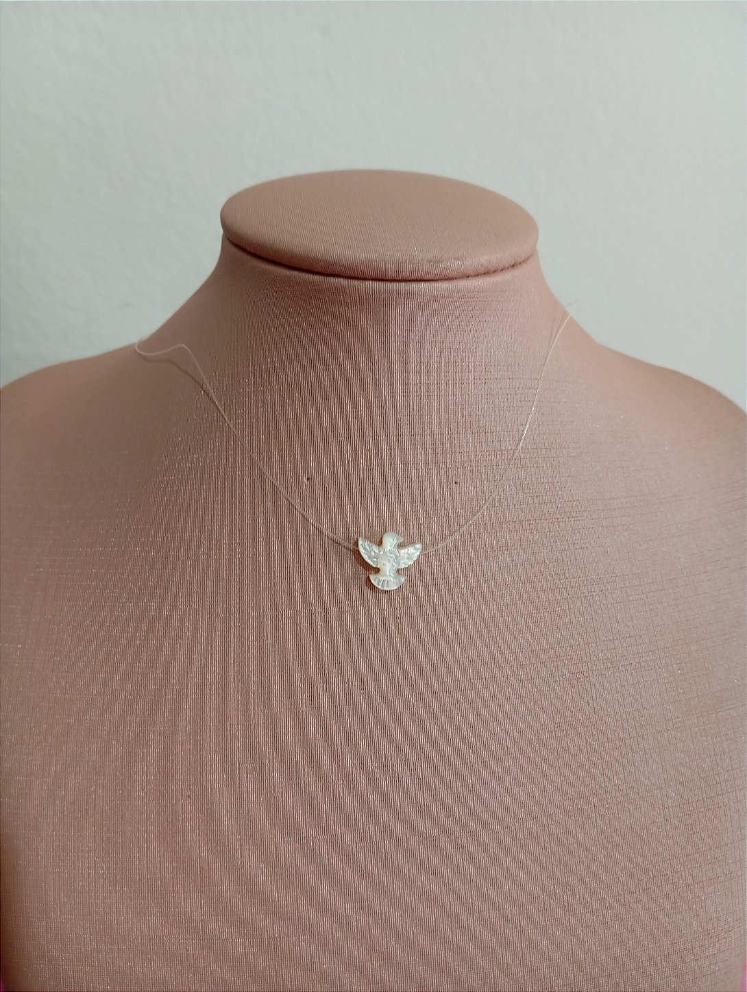 Colar Nylon Espírito Santo Prata 925