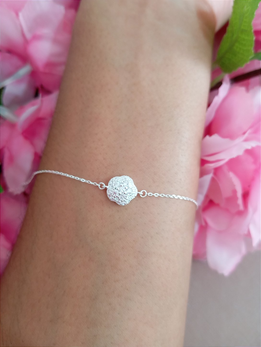 Pulseira Inspiração Cravejado Prata 925