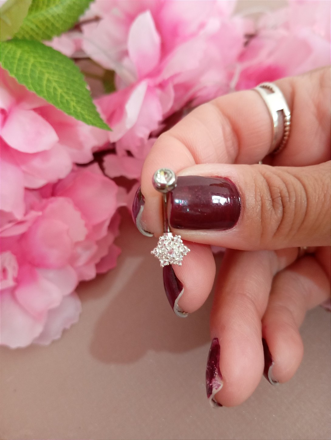 Piercing Umbigo Prata 925