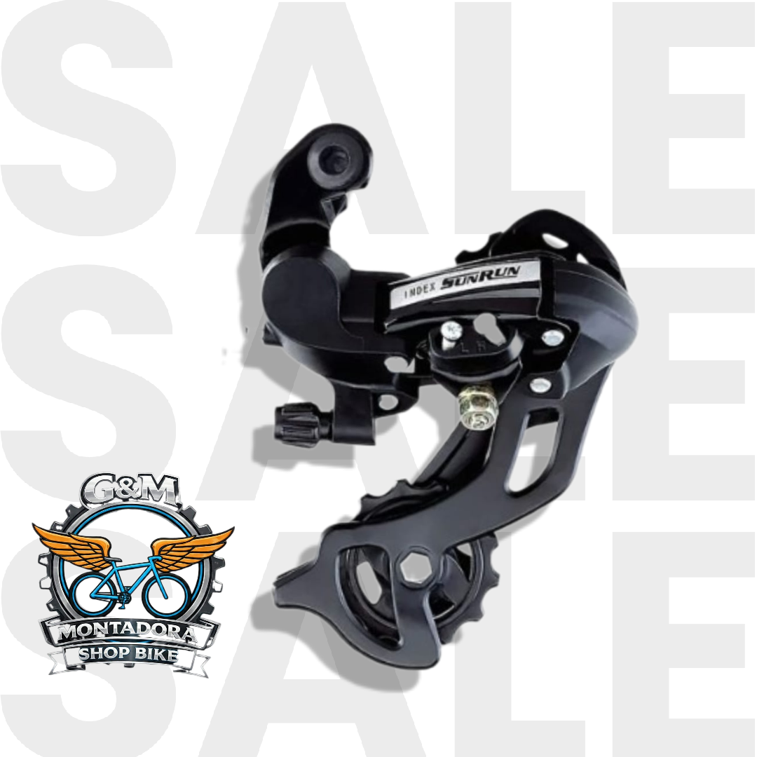 Câmbio traseiro sunrun 7v com parafuso