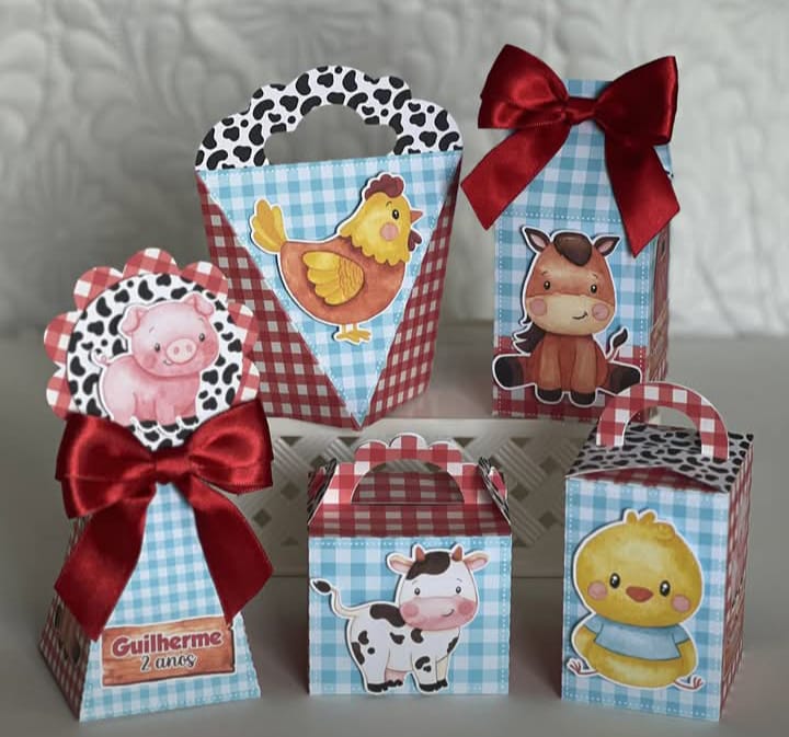 Kit Festas Fazendinha com Decoração Rústica