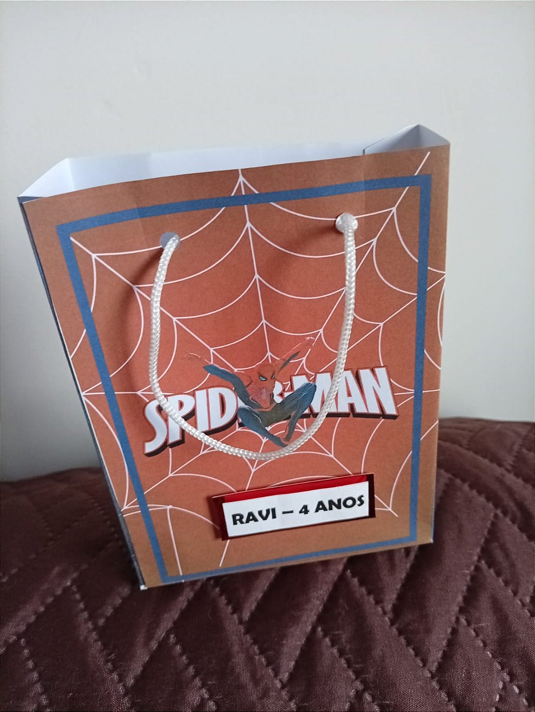 10 Sacolinhas Surpresa Homem Aranha Festa