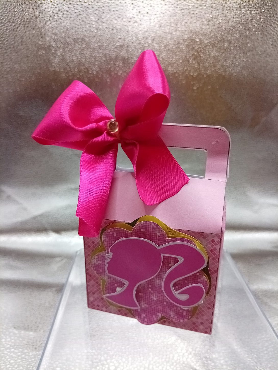 10 Caixinhas Mala Barbie Personalizadas Festa