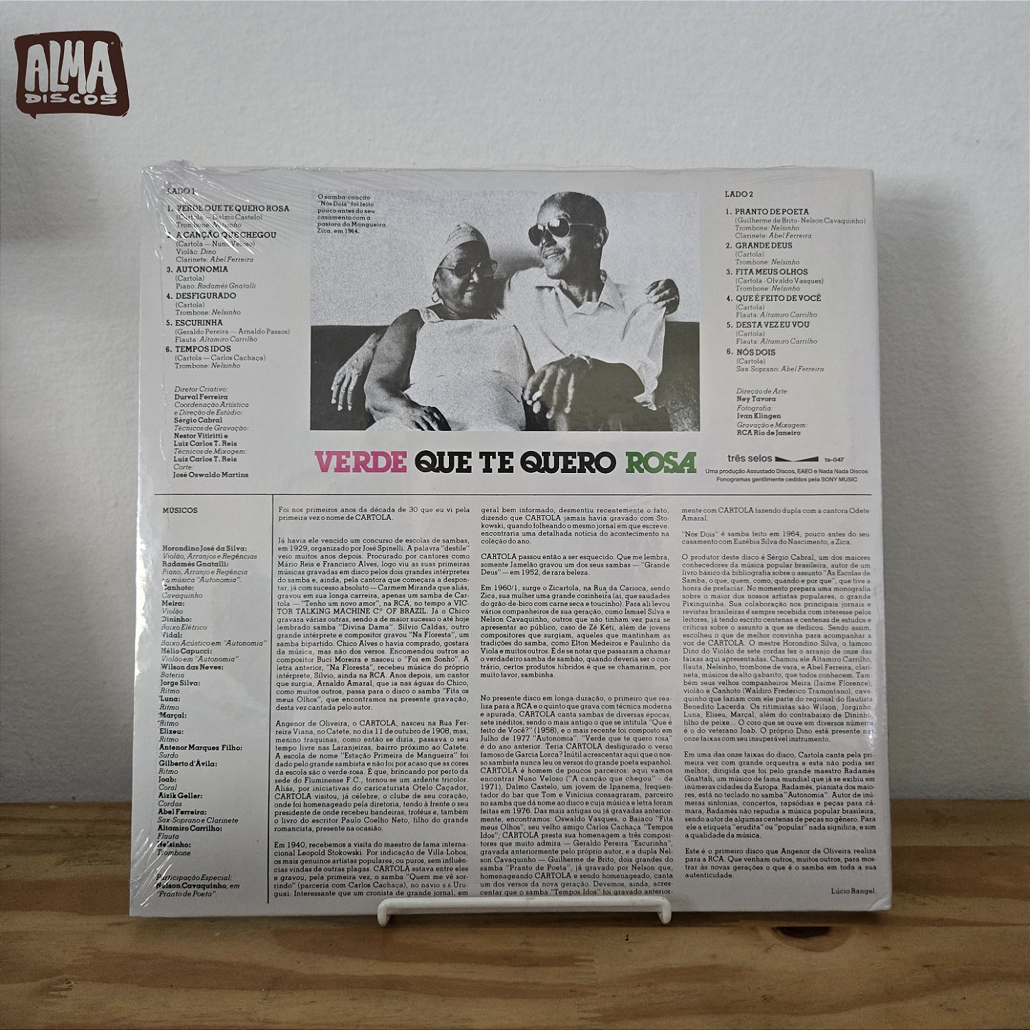 CARTOLA – VERDE QUE TE QUERO ROSA