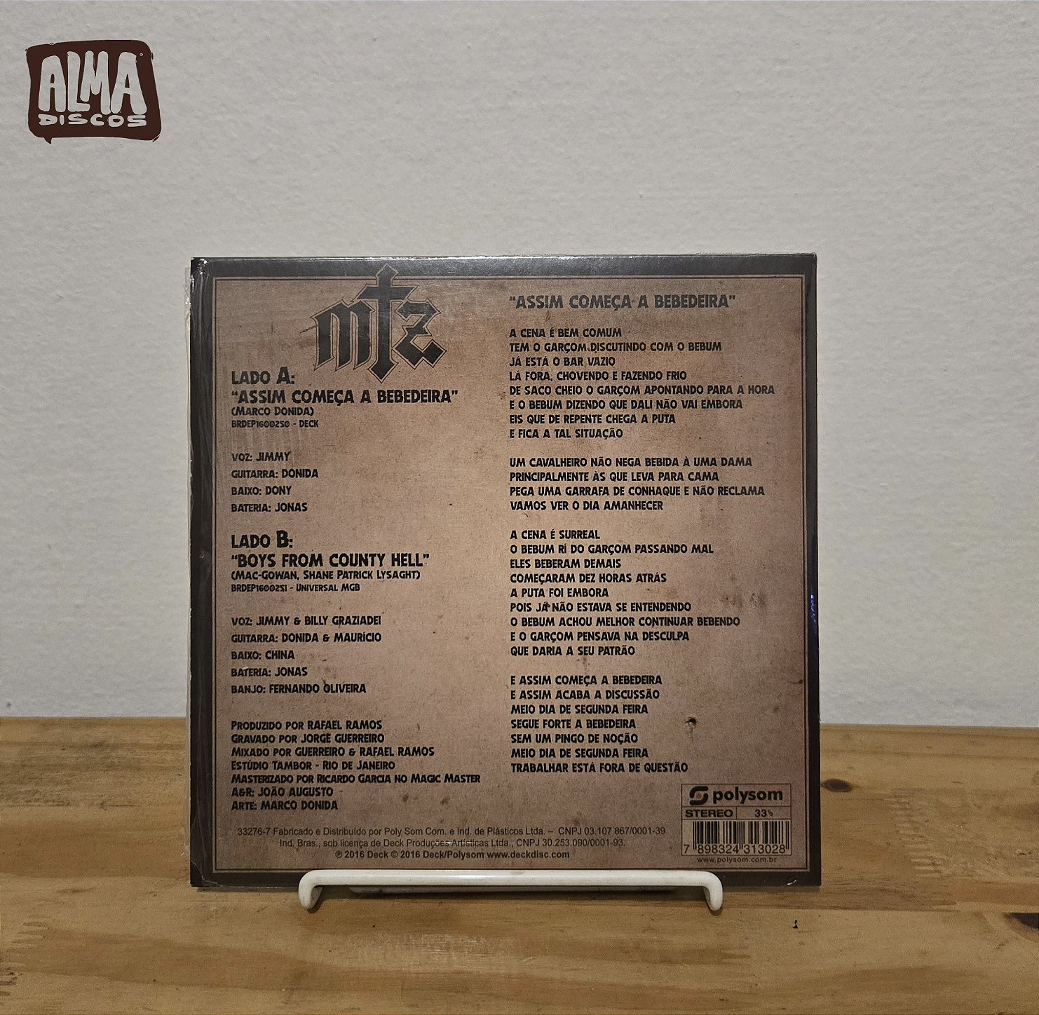 MATANZA - ASSIM COMEÇA A BEBEDEIRA / BOYS FROM COUNTRY HELL (7`)