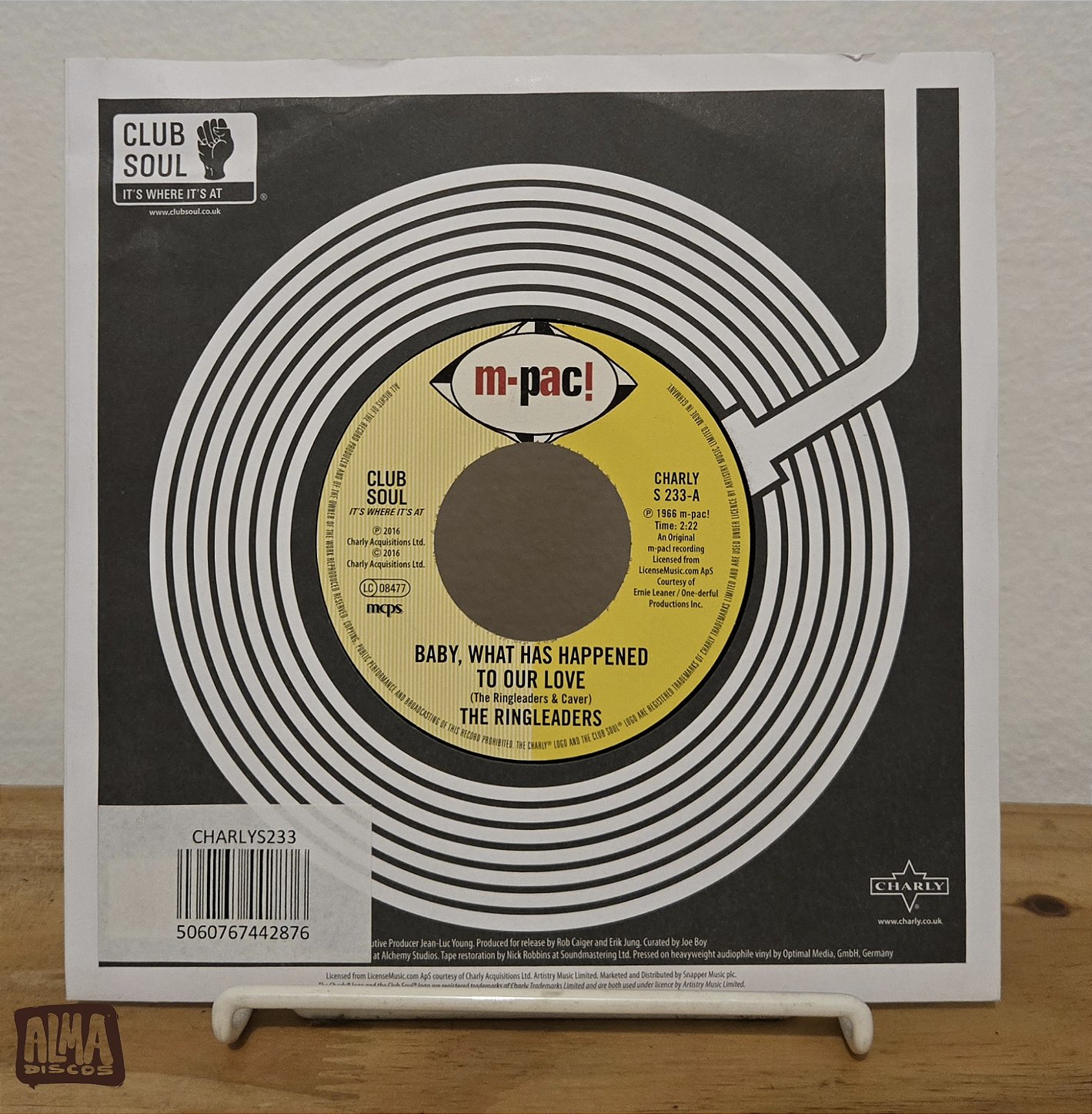 THE RINGLEADERS - BABY, WHAT HAS HAPPENED TO OUR LOVE / I`D LIKE TO  WIN YOU OVER (7`)