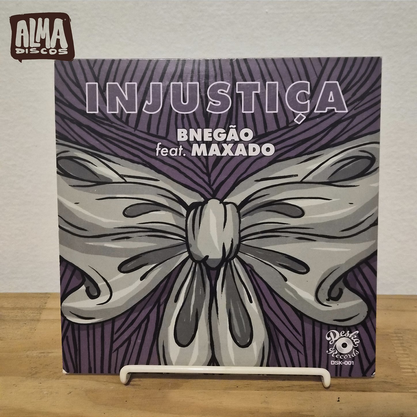 B NEGAO FEAT MAXADO - INJUSTICA (7`LP LARANJA)