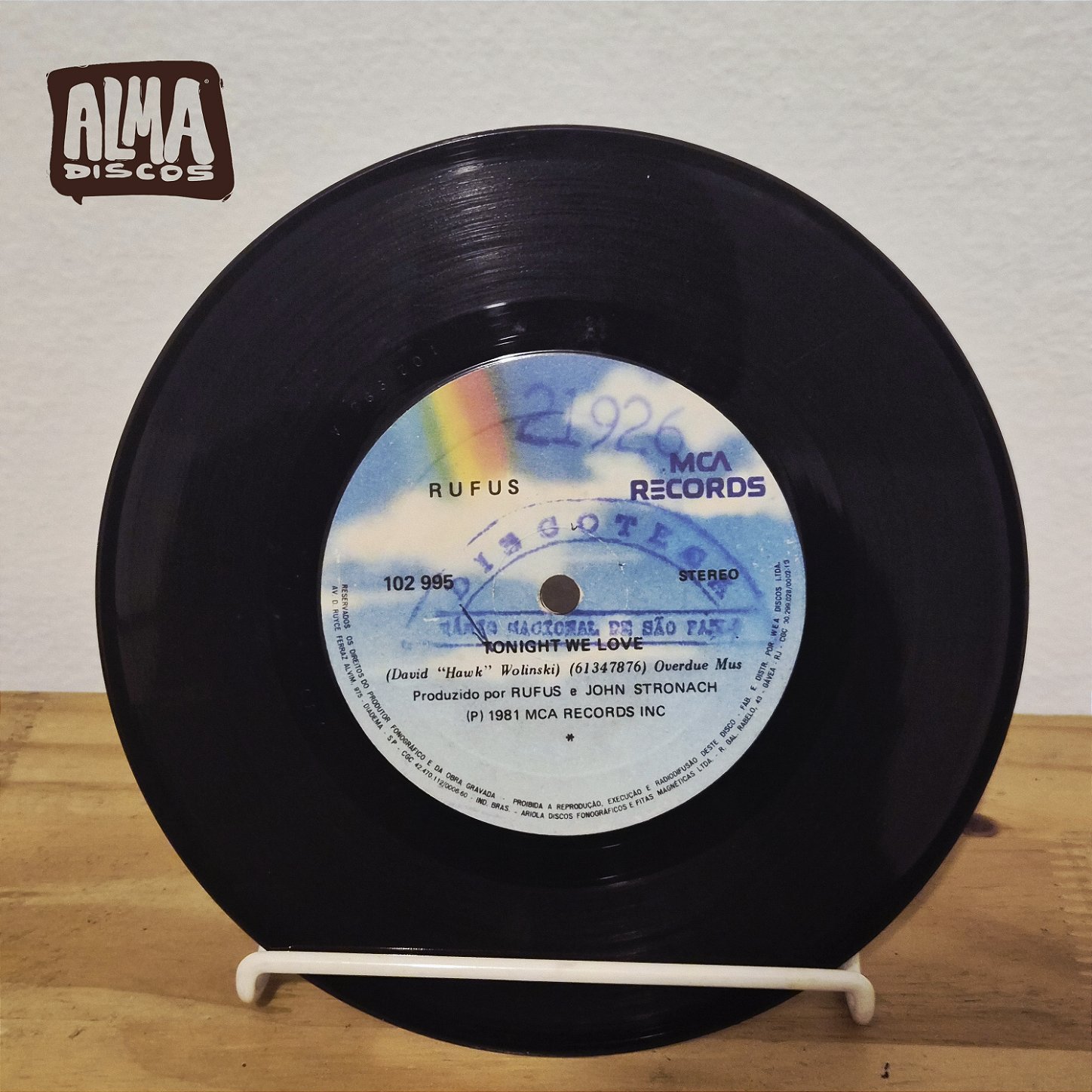 Rufus - Tonight We Love / Afterwords (7`)