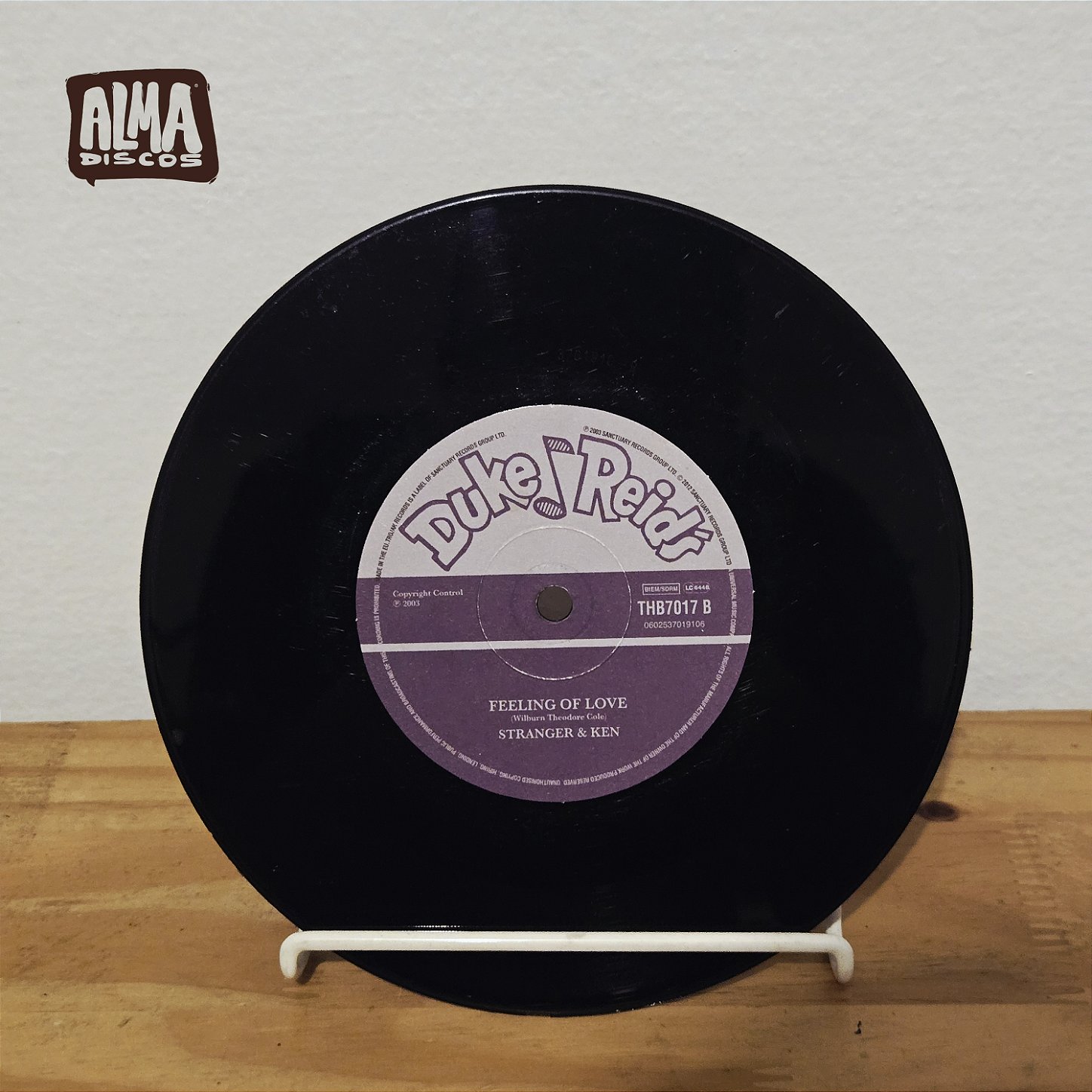 STRANGER & KEN / ROLAND ALPHONSO & DUKE REID`S BAND - FEELING OF LOVE / EASTER BONNET (7`)