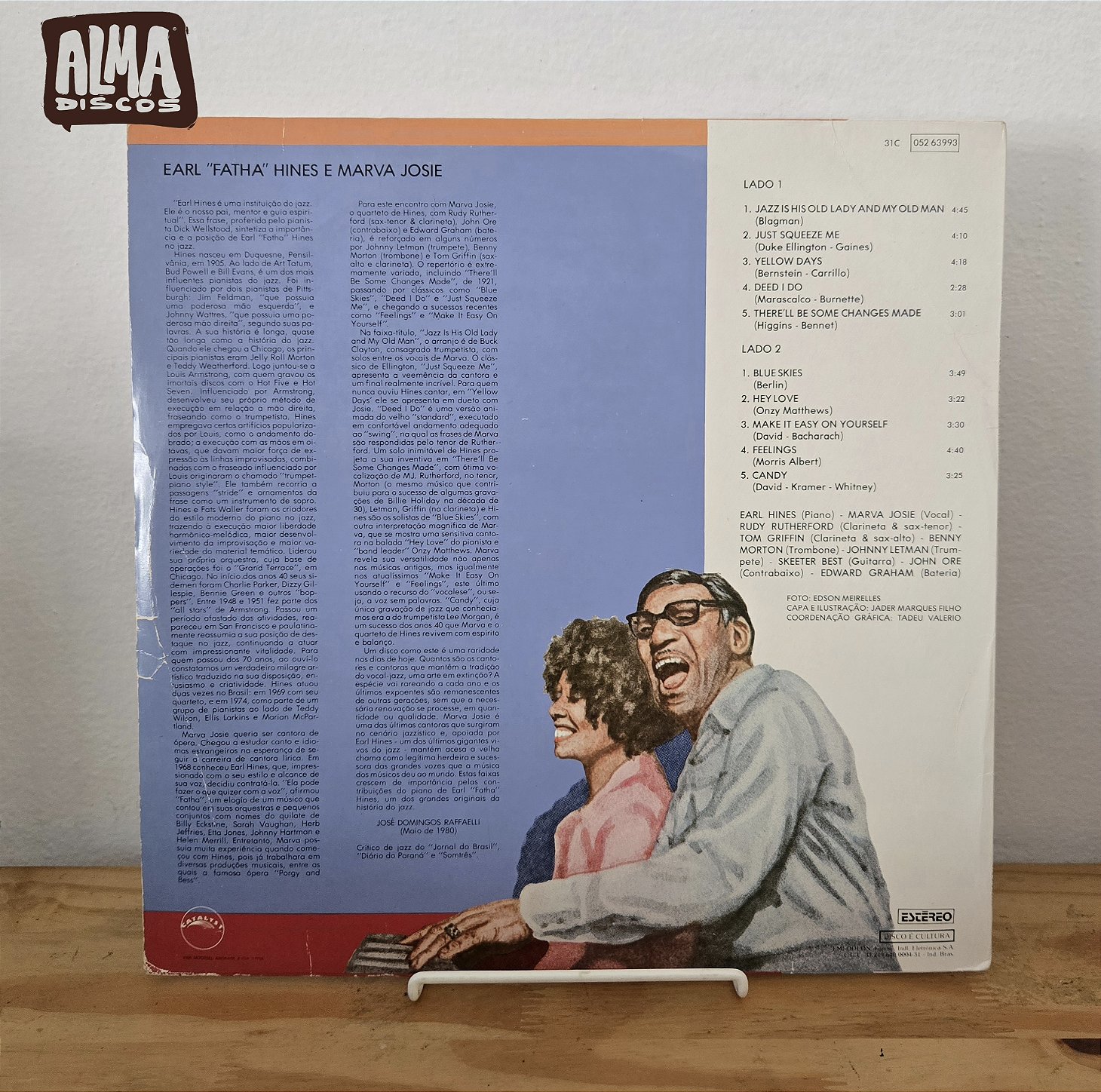 EARL ‘FATHA’ HINES WHIT MARVA JOSE - JAZZ IS HIS OLD LADY …AND MY OLD MAN