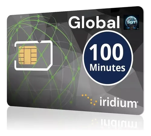 Cartão de 100 minutos IRIDIUM - 6.000 unidades - 30 DIAS