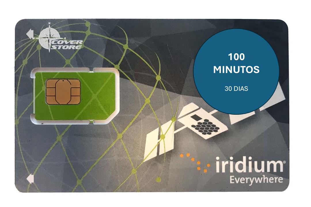 Cartão de 100 minutos IRIDIUM - 6.000 unidades - 30 DIAS
