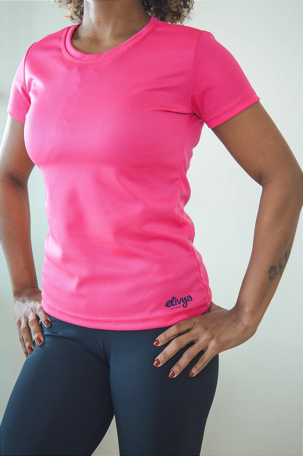 Camiseta de tecido respirável