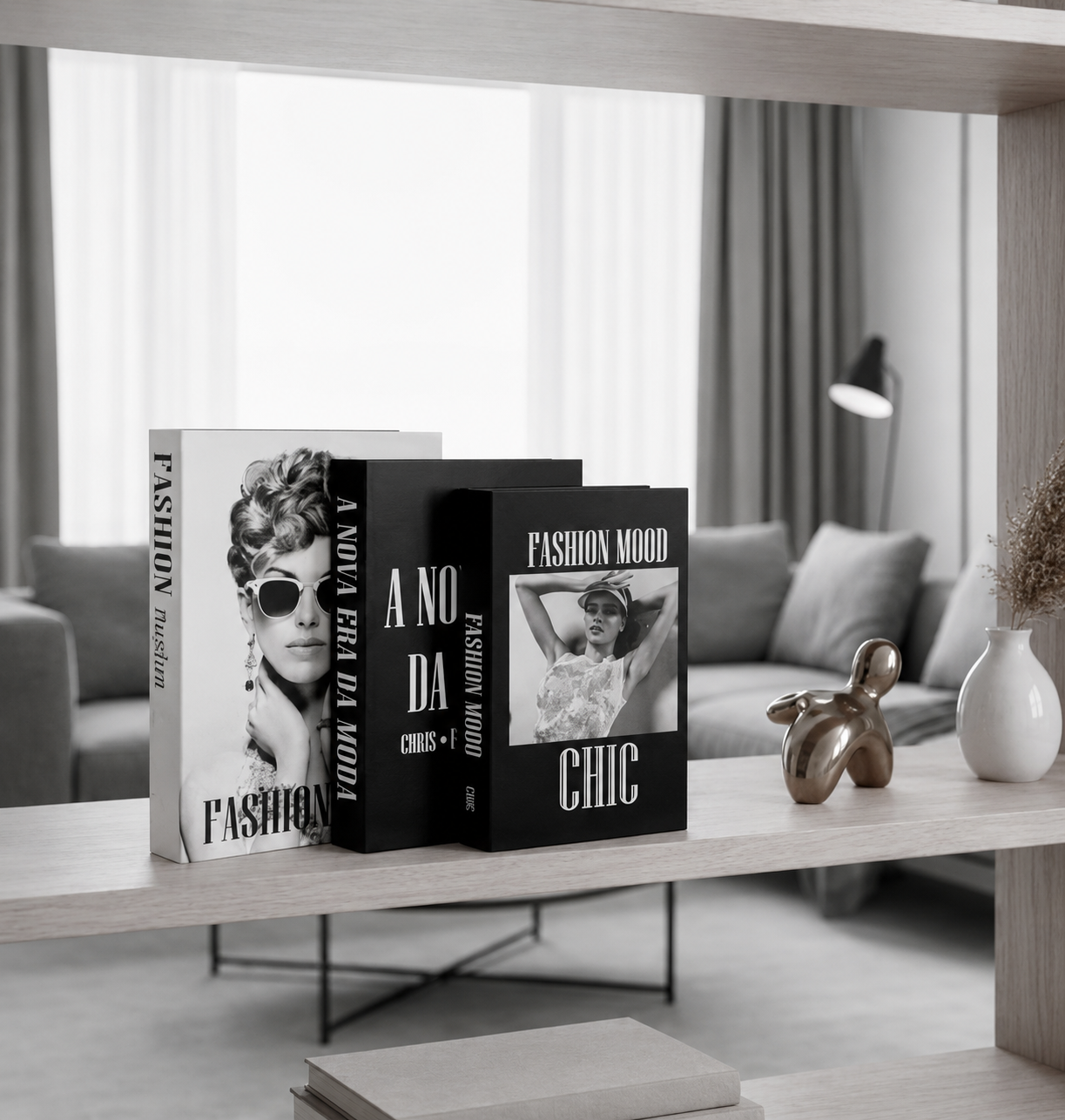 Livro Decorativo Organizador - Coleção Literária