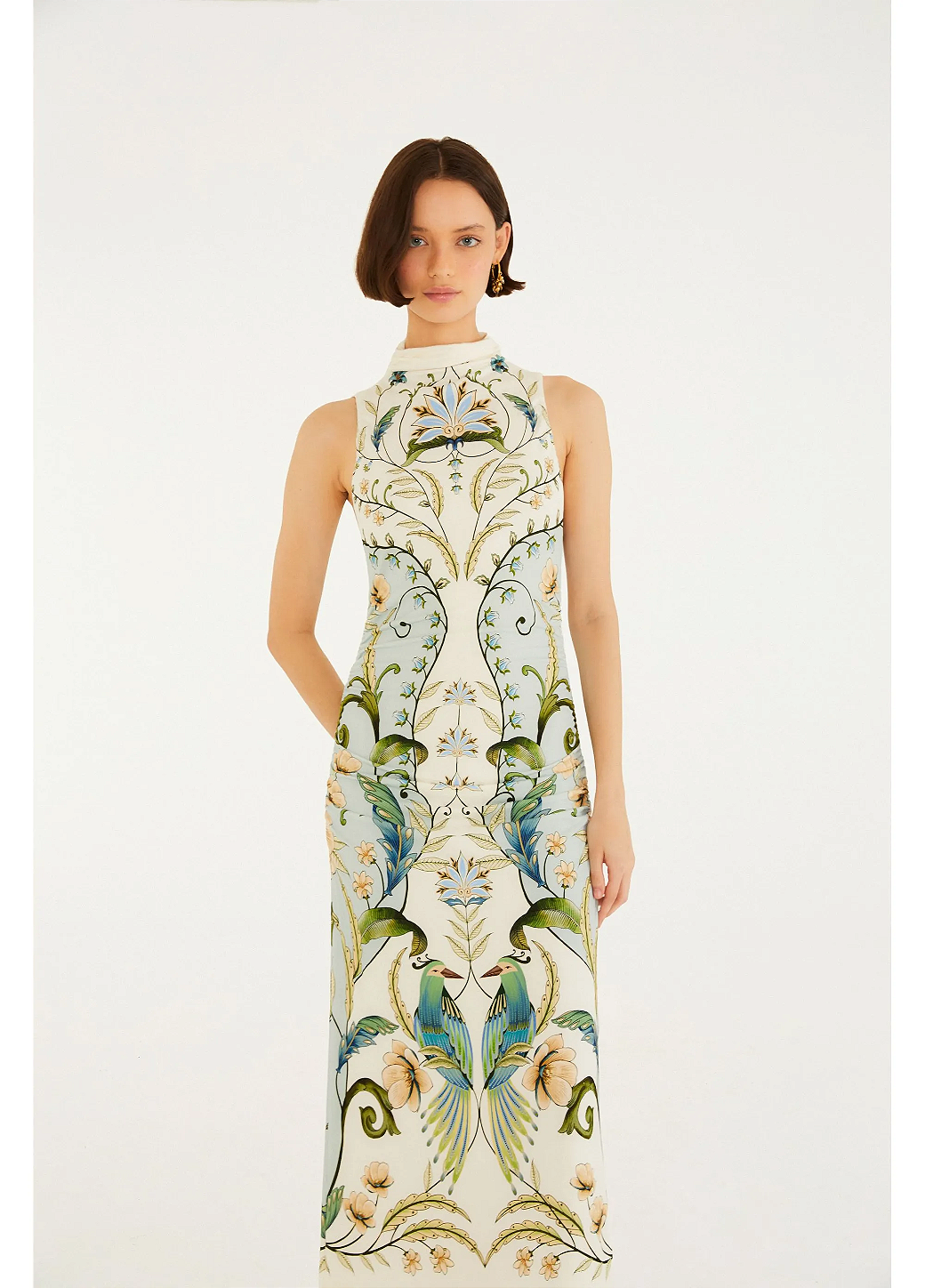 Vestido Midi Estampado Milena