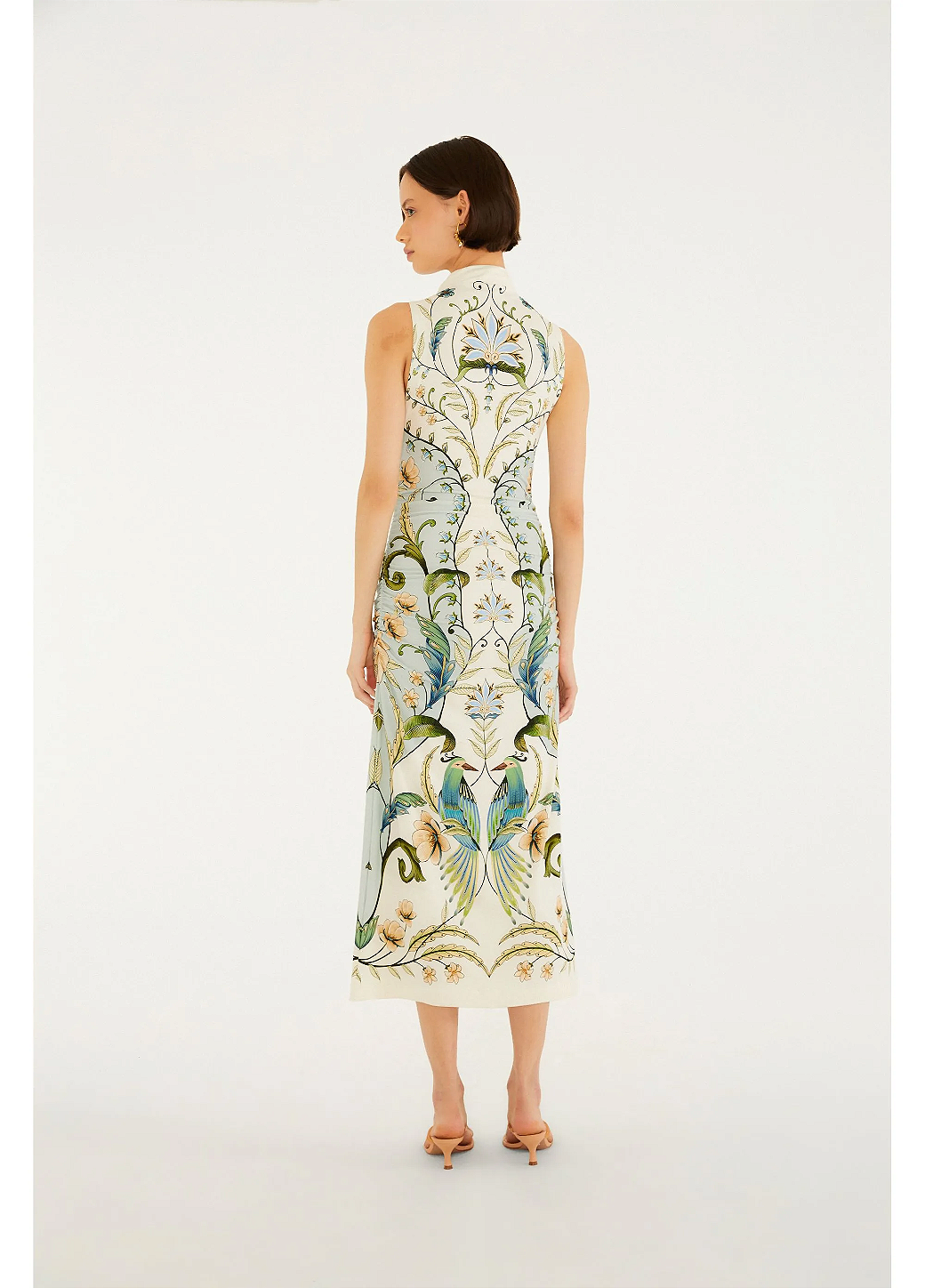 Vestido Midi Estampado Milena