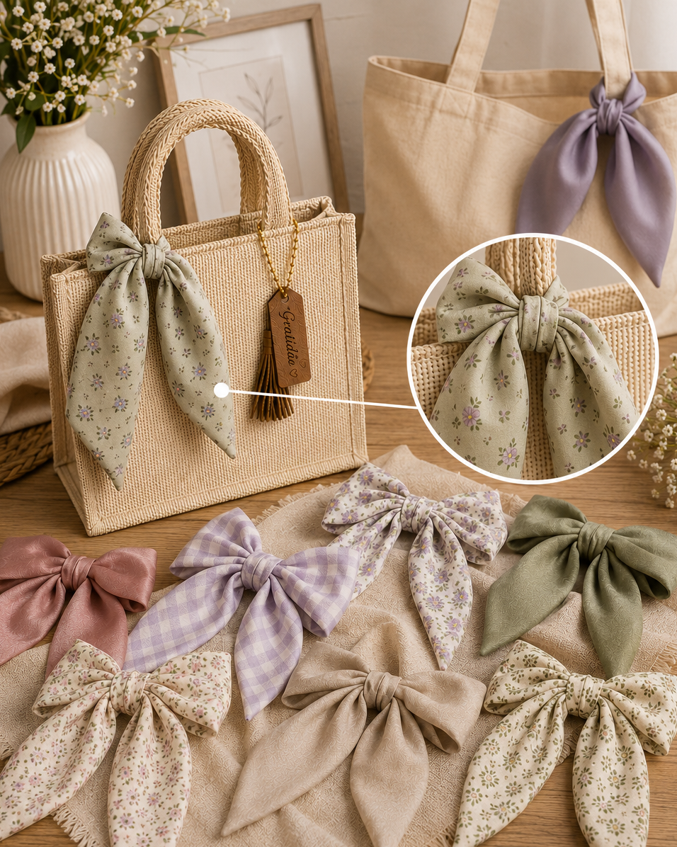 Lenço Personalizado Decorativo Para Bolsas e Utilitários