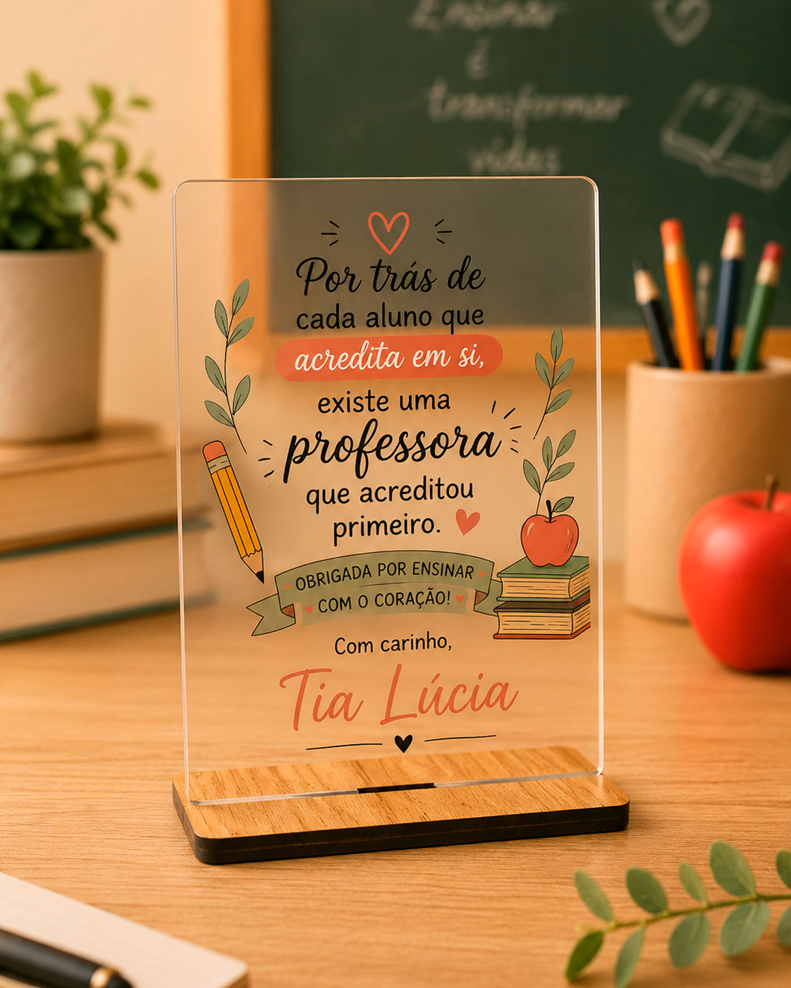 Porta Retrato Acrílico Personalizado