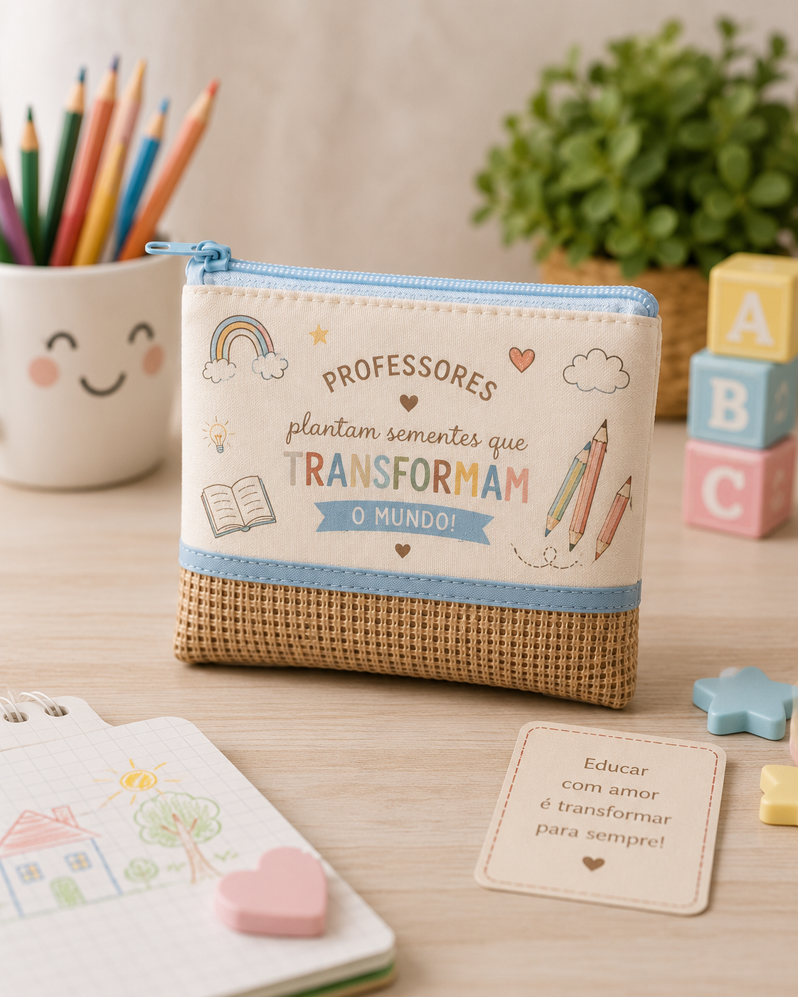 Necessaire Flat Personalizadas - PEQUENA