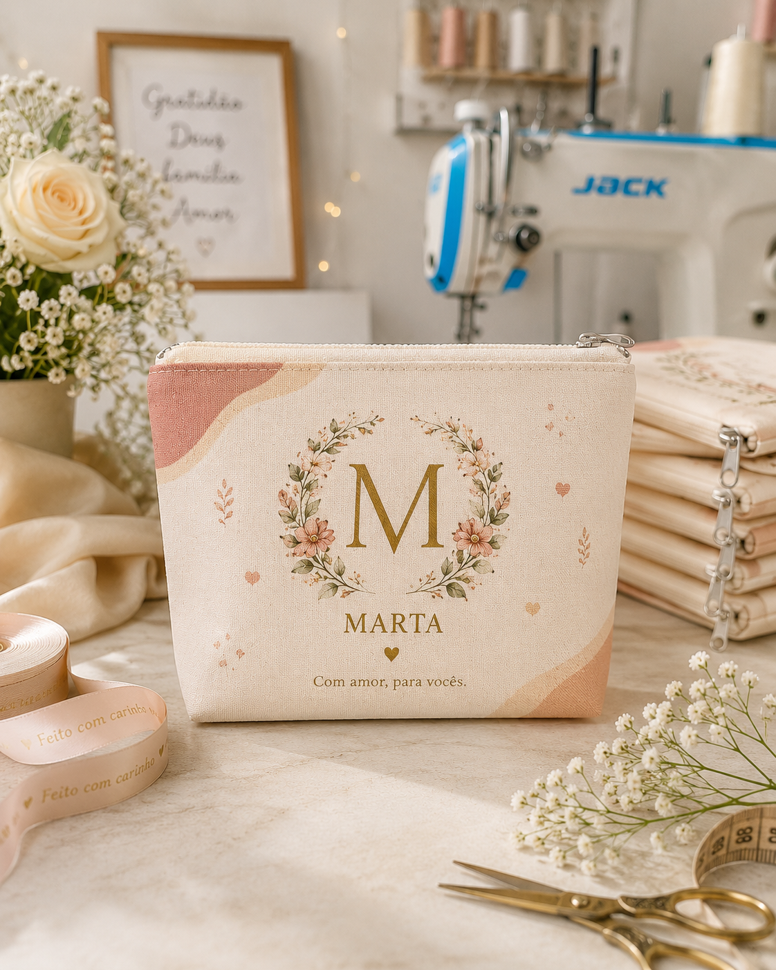 Necessaire Personalizada para Casamento, Eventos e Momentos Especiais