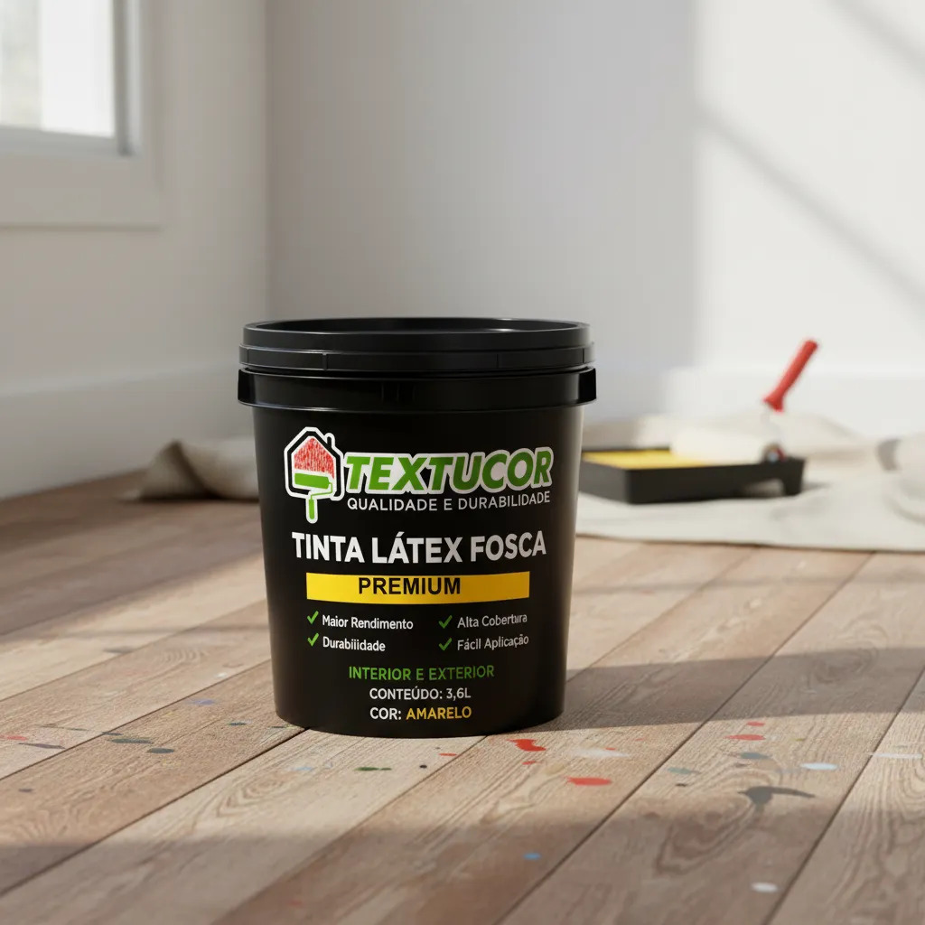 Tinta Acrílica Látex Fosca Premium 3,6l - Textucor - Uso Interno E Externo