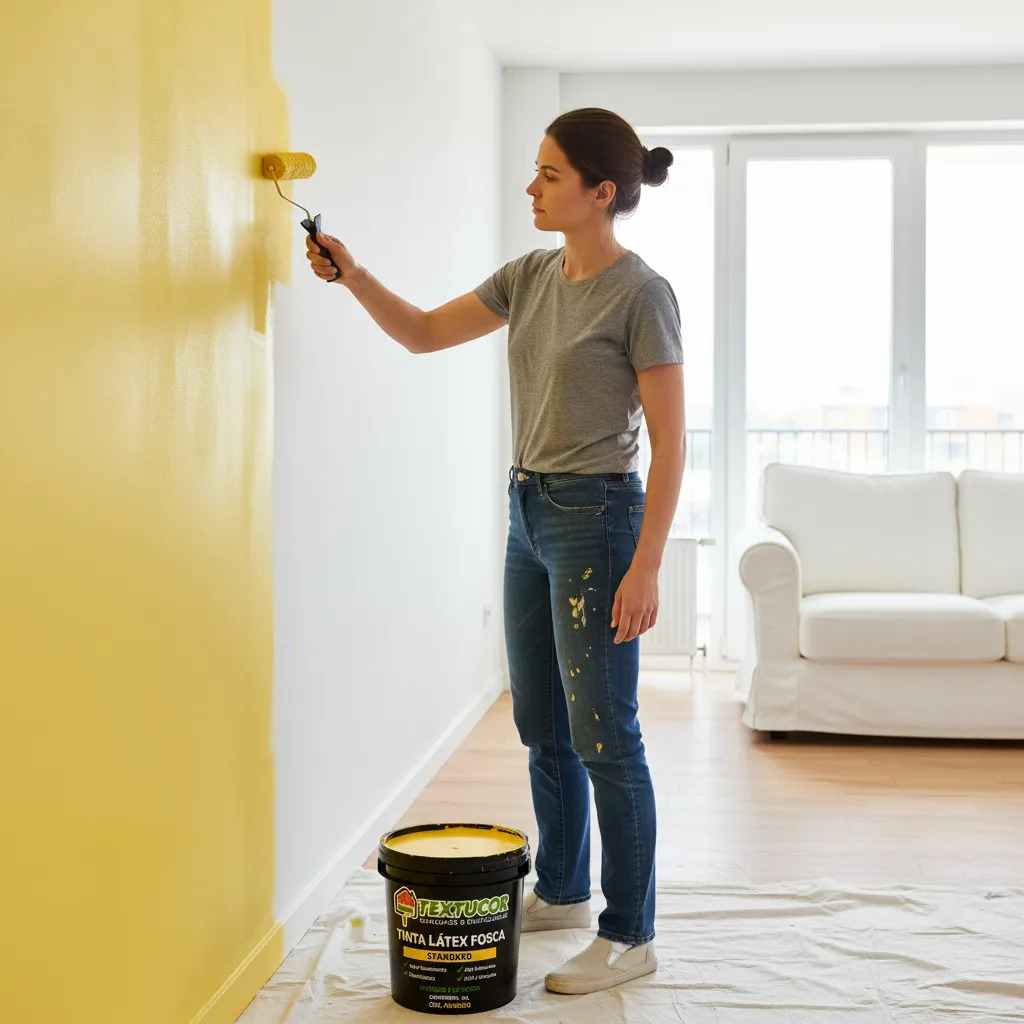 Tinta Acrílica Látex Fosca Standard 18l Uso Interno E Externo