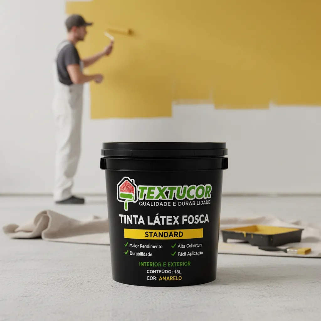 Tinta Acrílica Látex Fosca Standard 18l Uso Interno E Externo