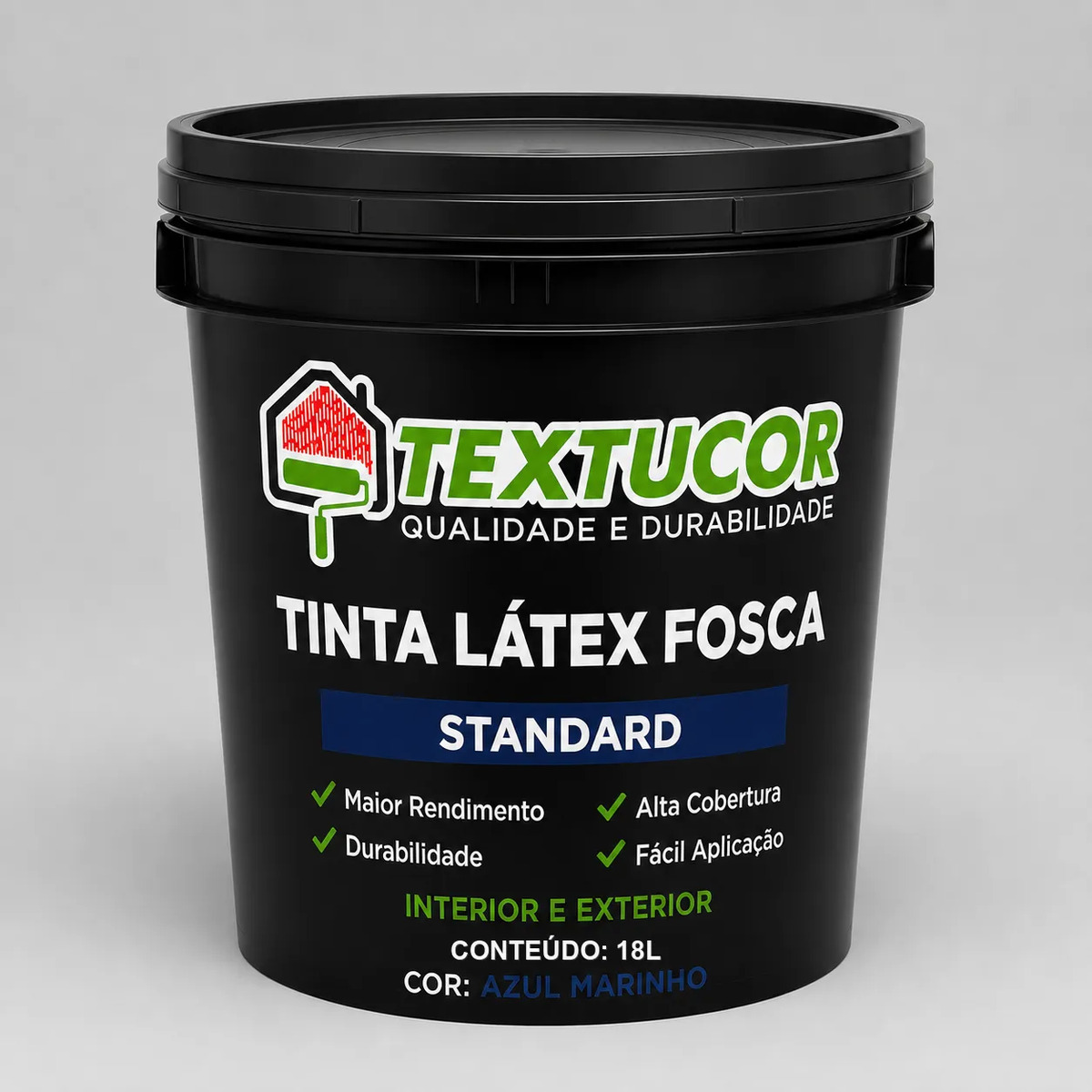 Tinta Acrílica Látex Fosca Standard 18l Uso Interno E Externo