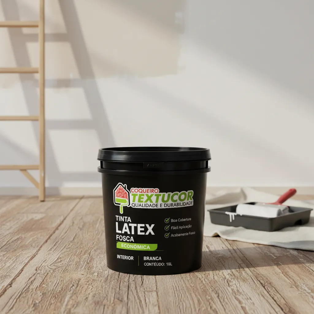 Textucor Tinta Látex Fosca Económica 18l Branco Uso Interno
