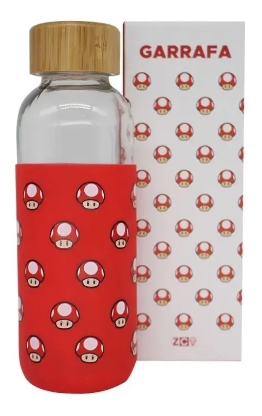 Garrafa Eco Mushroom - Super Mario