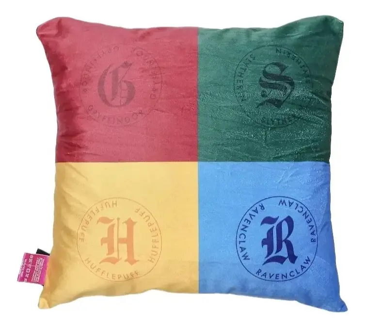Almofada Casas Hogwarts - Harry Potter